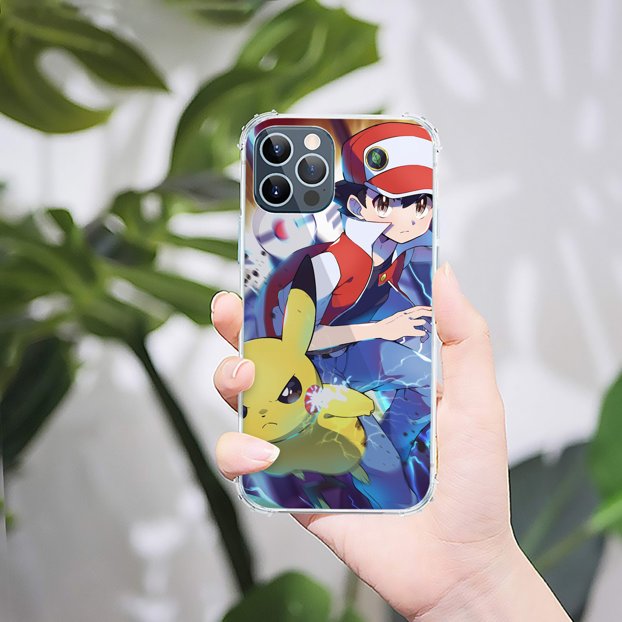 （画像用） ポケットモンスター Pokémon 【iPhone 12シリーズ対応】透明スマホケース（クリアソフトケース）